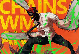 - , , , Chainsaw Man, Anime Art, Cut