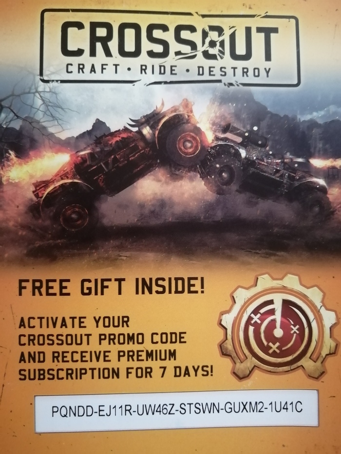 Промокод crossout