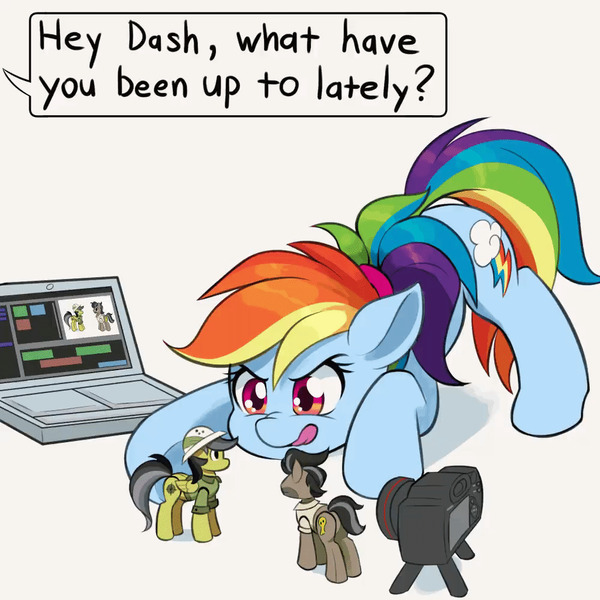  My Little Pony, Rainbow Dash, Daring Do, 