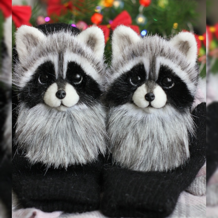 Варежки еноты