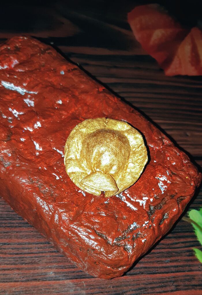 Новогодние ватные игрушки Своими руками, Рукоделие, Рукоделие без процесса, Елочные игрушки, Вата, Новый Год, Ручная работа, Грибы, Мухомор, Кирпичи, Текст, Фотография, Длиннопост