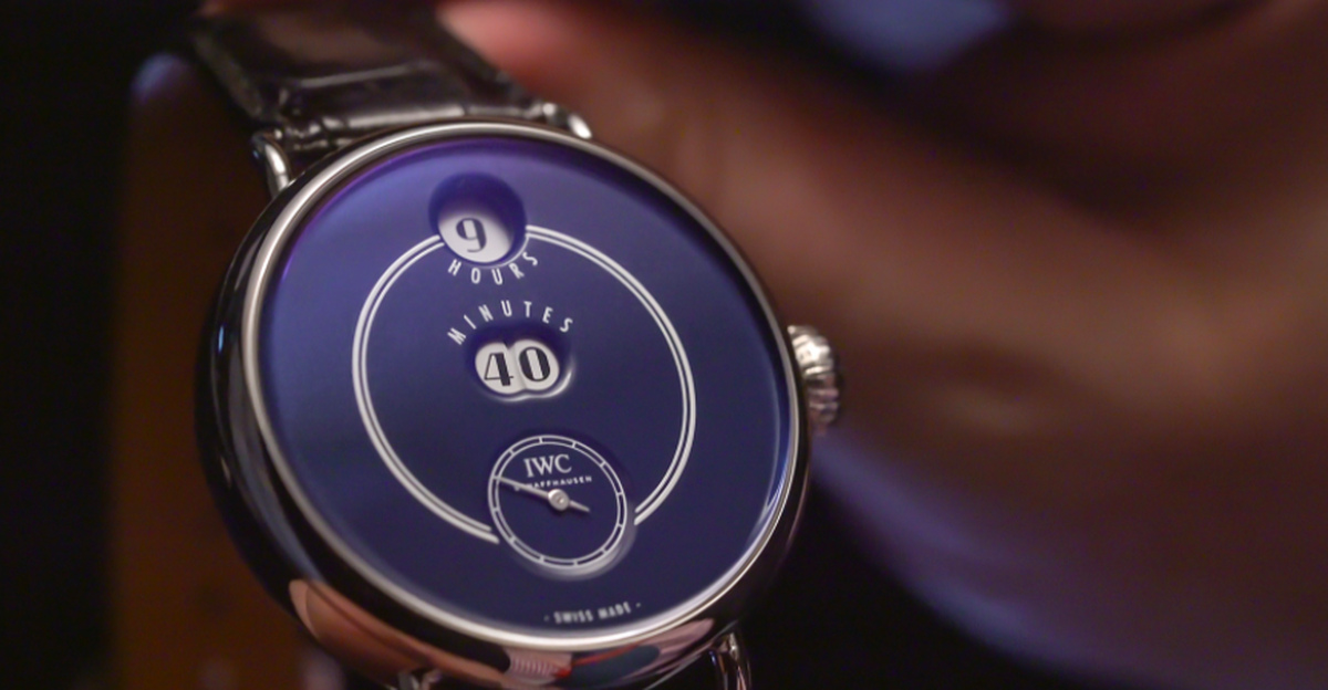 Watch without. Часы с дисковой индикацией. IWC С прыгающим часом. Часы Nobla. Часы с дисковой индикацией ar 115.