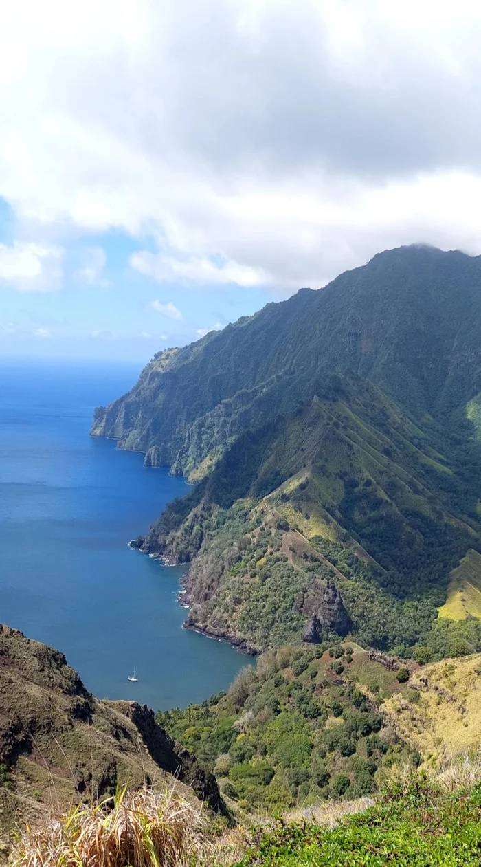 Остров Фату Хива Горный туризм, Море, Поход, Отдых на природе, Тихий океан, Французская Полинезия, Длиннопост