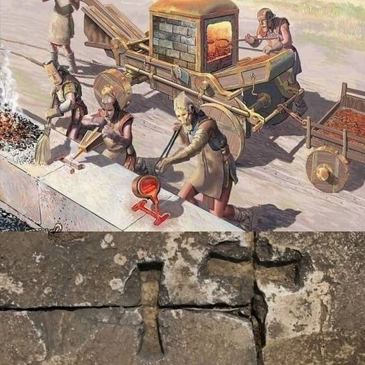 "Простая" техника, которую римляне использовали для скрепления каменных блоков