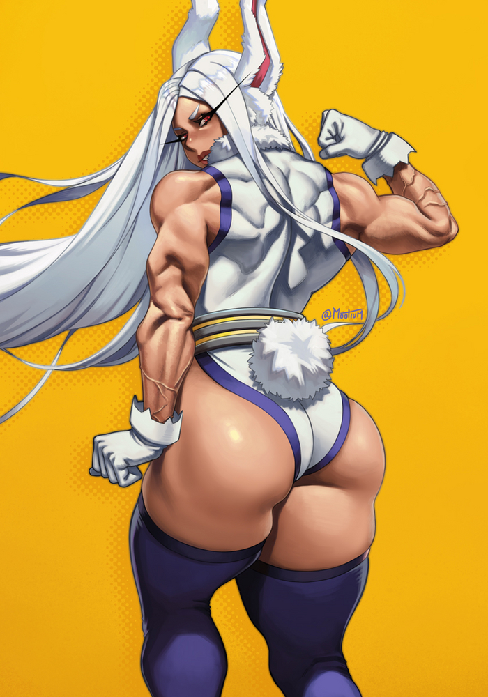  Mootium, Miruko, Muscleart, Boku no Hero Academia, Anime Art, ,  , Animal Ears