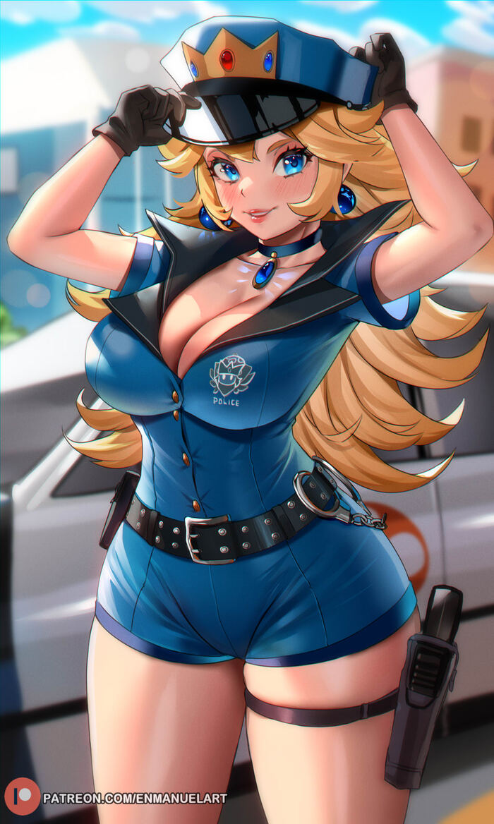 Stop Right There, Criminal Scum! , , Anime Art,  , Enmanuelart20, , Super Mario, Princess Peach