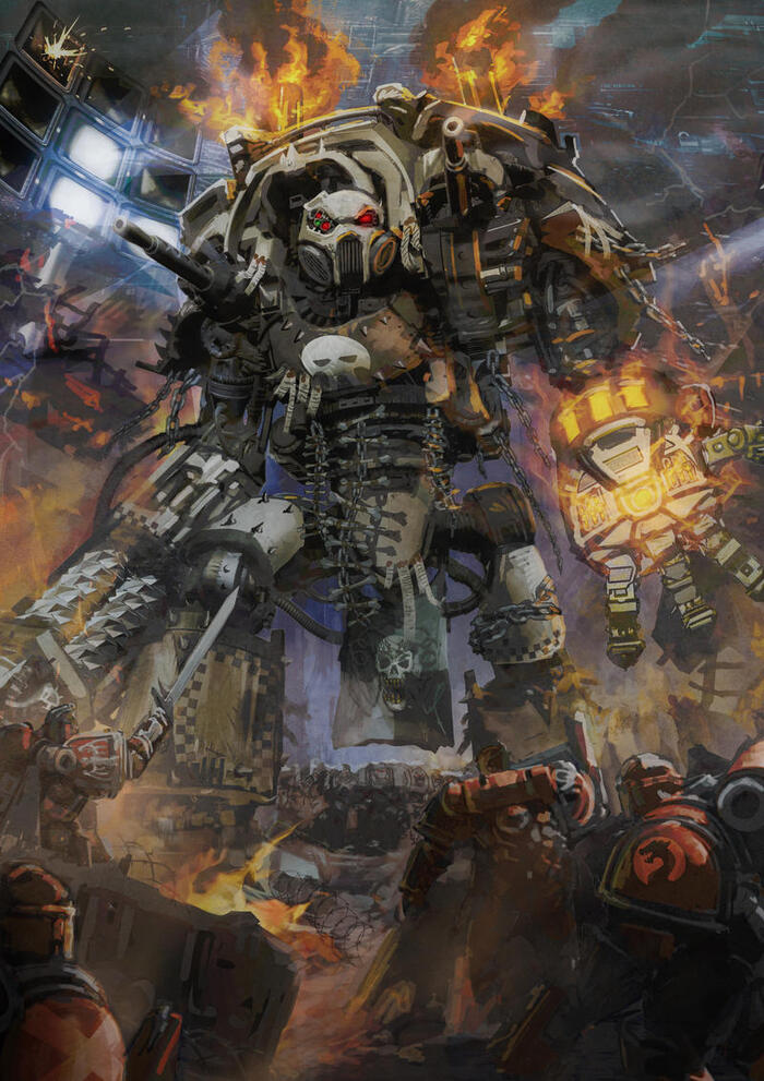 Warhammer40k art Warhammer 40k, Imperial Knight, Wh Art, 