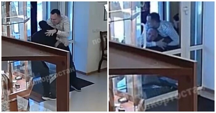 В Башкирии владелец ювелирного магазина обезвредил грабителя с пистолетом Происшествие, Башкортостан, Полиция, Видео, Негатив