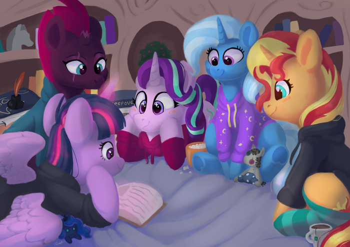    My Little Pony, Twilight Sparkle, Princess Luna, Starlight Glimmer, Tempest Shadow, Sunset Shimmer, Trixie, Smarty pants