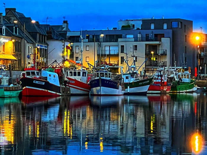 ����� � �����. Port de Paimpol, Bretagne, France