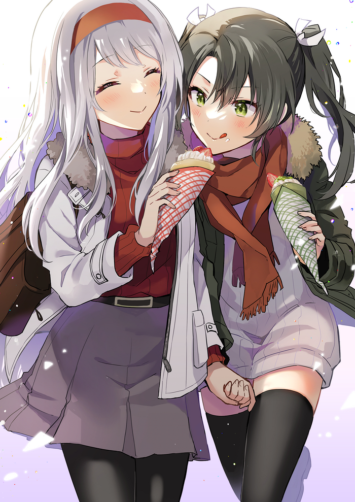 Crepes , Anime Art, Kantai Collection, Shoukaku, Zuikaku