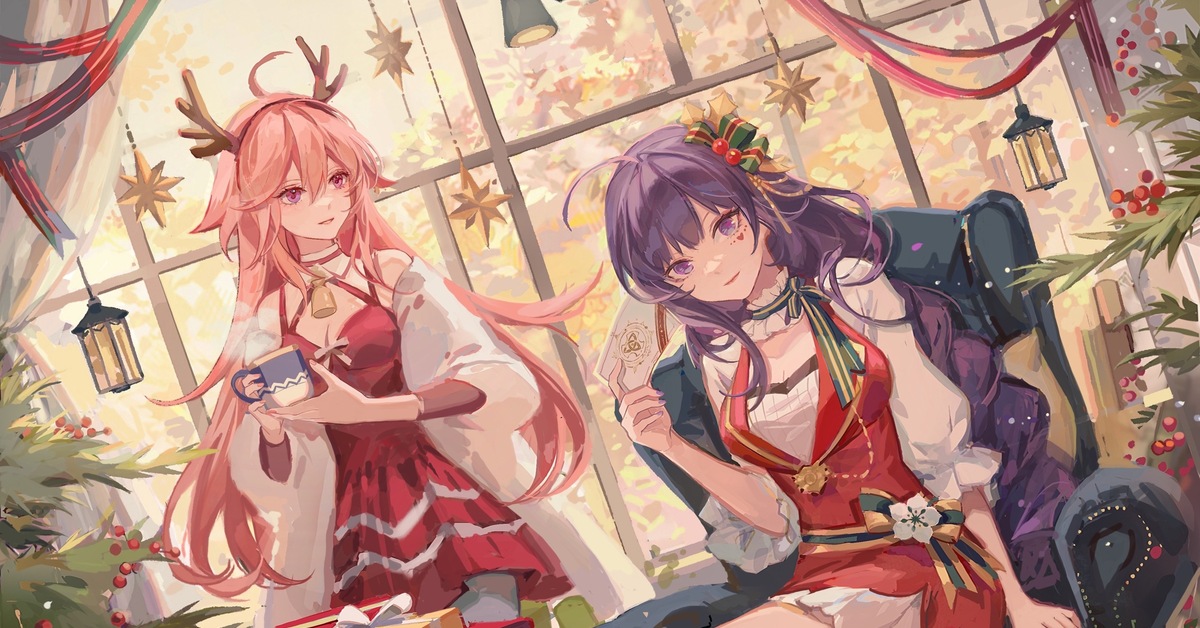 Yae miko and raiden