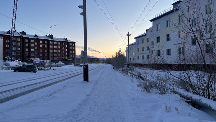 Морозный день