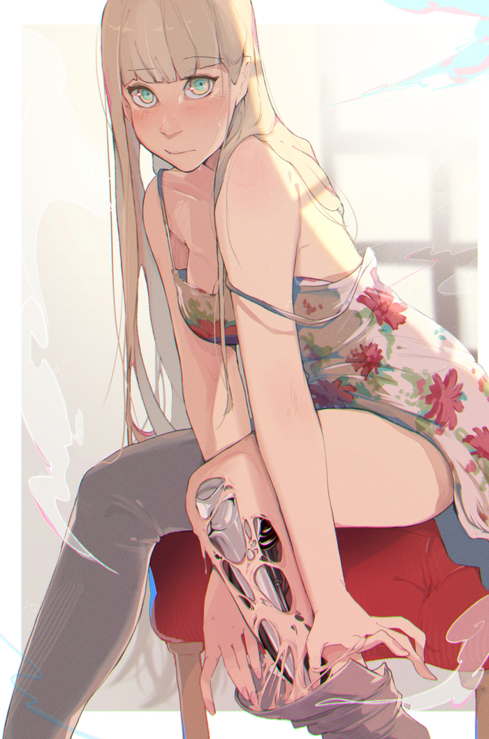 Robot girl by ecomoesty , , Anime Art, Robot Girl, 