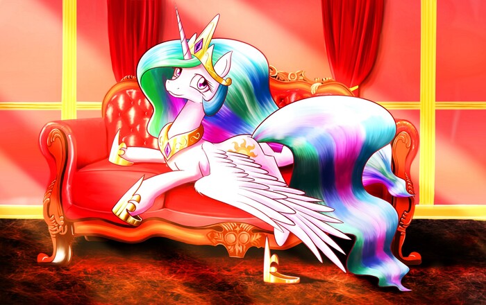 - My Little Pony, Phoenixperegrine, Princess Celestia