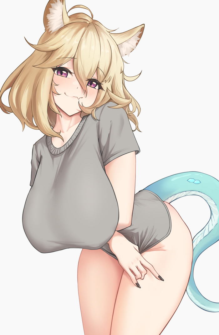 Utage Anime Art, , Arknights, Utage (Arknights), Animal Ears