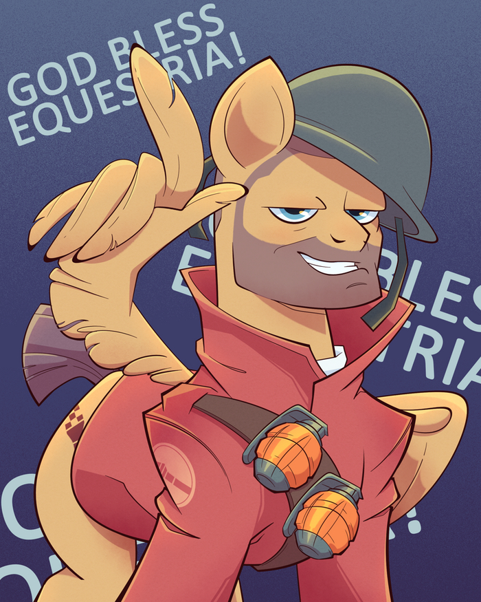 Solider My Little Pony, Team Fortress 2, 