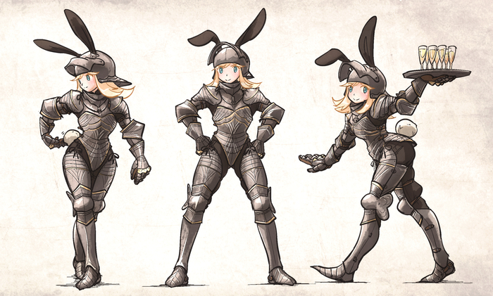 -     Vanishlily (Ironlily), , , Anime Art, , Bunnysuit