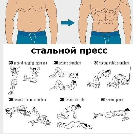 Эффективные упражнения на все группы мышц | Пикабу