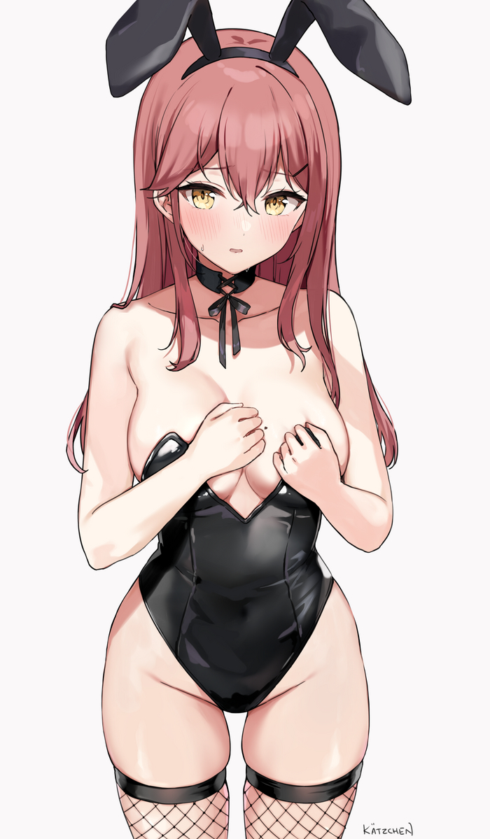 Bunny Liliya , Anime Art, , Original Character, Kaetzchen, Bunnysuit, 