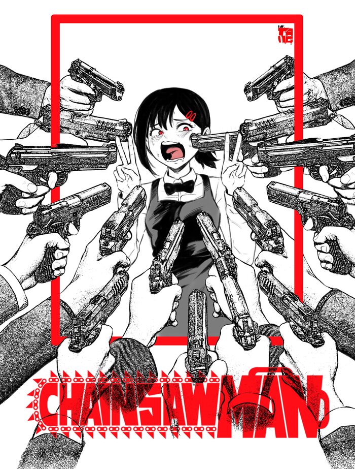   , Anime Art, , Chainsaw Man, Kobeni Higashiyama