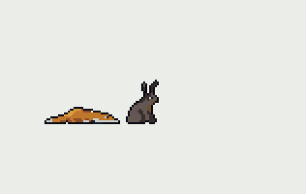 Лисичка и Зайчик | Пикабу