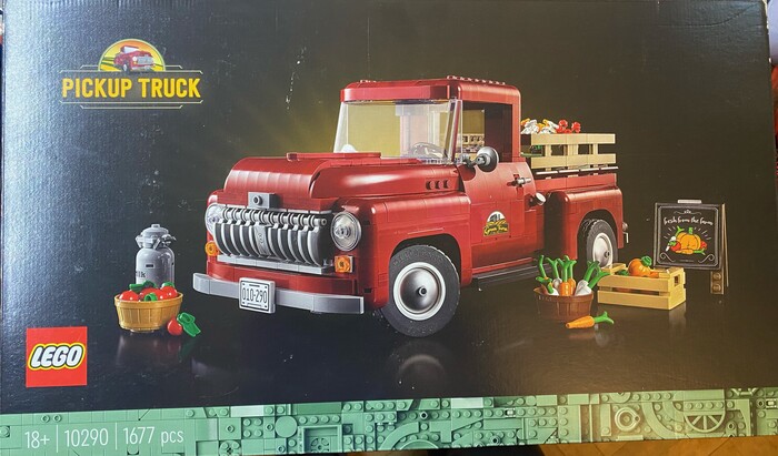 Lego 10290 Pickup Truck субъективный обзор Конструктор, LEGO, Грузовик, Длиннопост