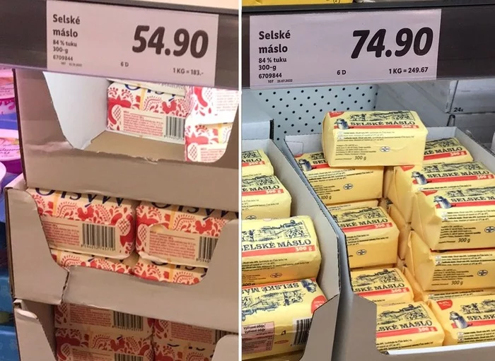 Как изменились цены на продукты в Чехии за год Чехия, Цены, Рост цен, Продукты, Супермаркет, Длиннопост, Инфляция