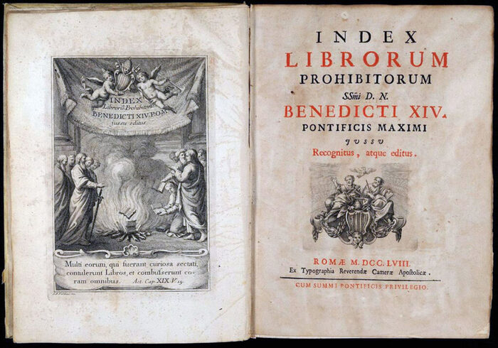 Index Librorum Prohibitorum:         ,  , , , 