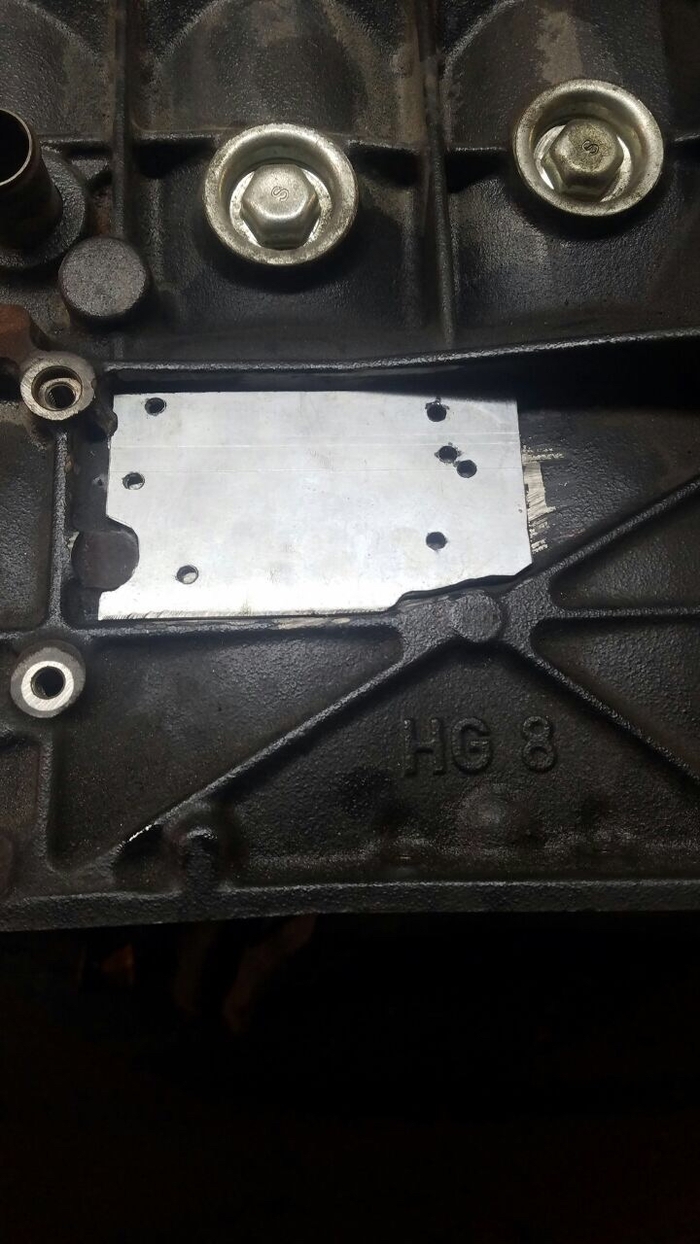 Восстанавливаем блок после кулака дружбы на мерседес спринтер | Пикабу