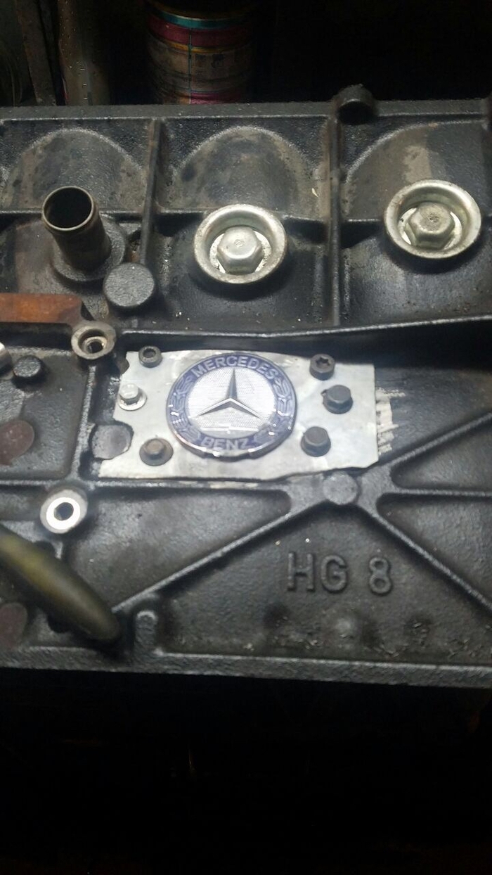 Восстанавливаем блок после кулака дружбы на мерседес спринтер | Пикабу