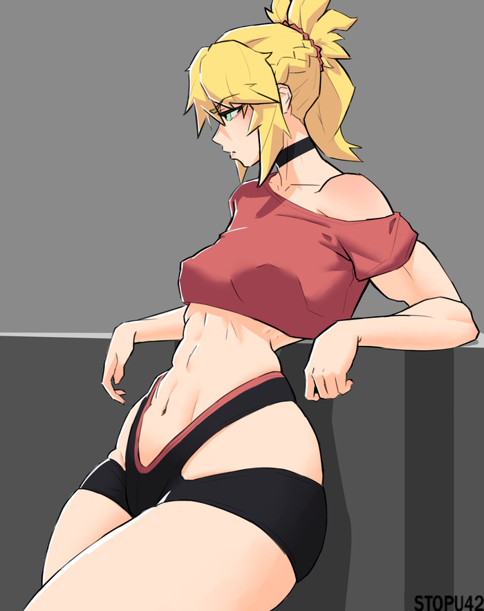   , , Anime Art, Fate, Fate Apocrypha, Mordred, ,  , Stopu42