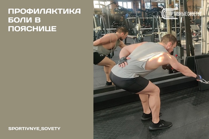 Профилактика боли в пояснице