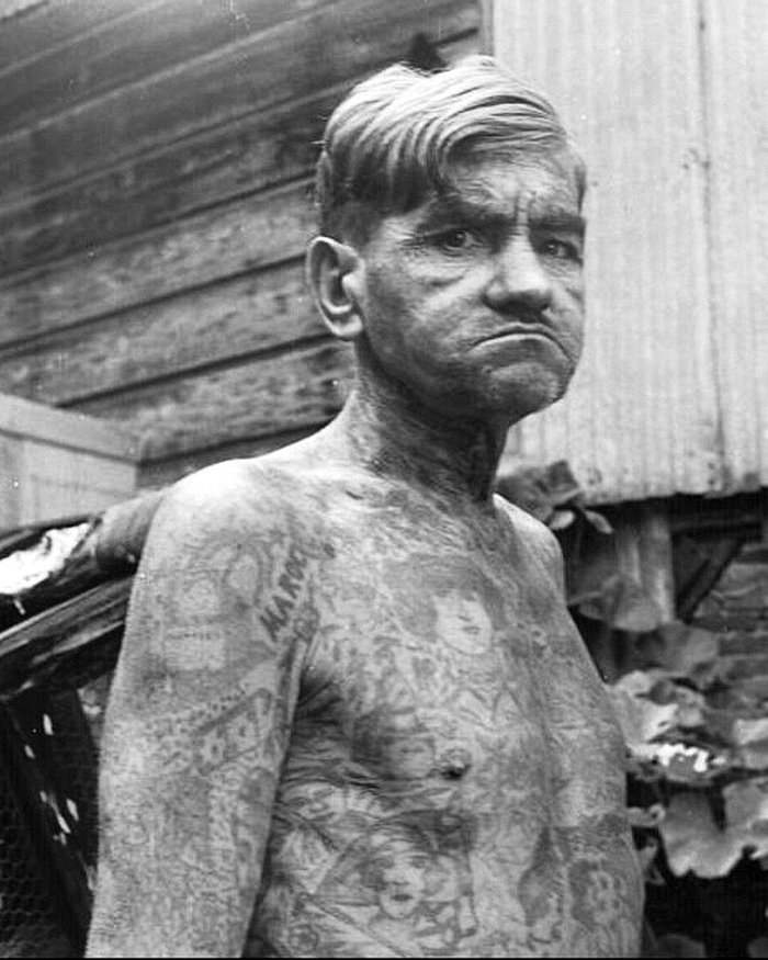 Бывший заключённый из Французской Гвианы, Южная Америка, 1938 год