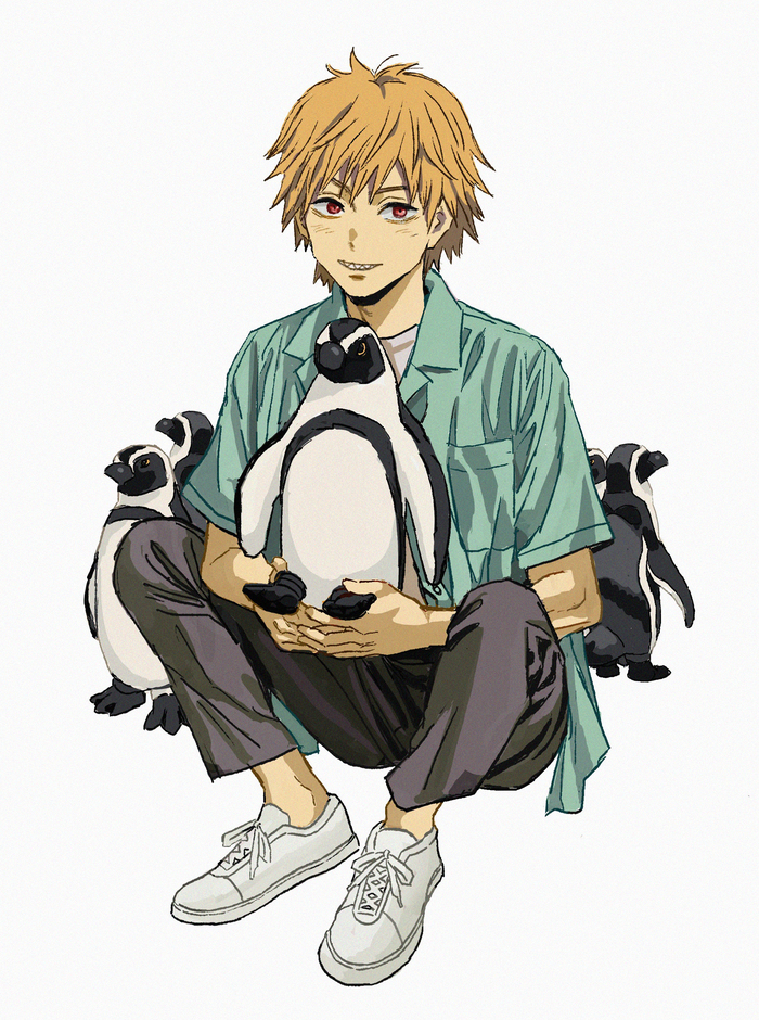    , Anime Art, , Chainsaw Man,   , , Denji