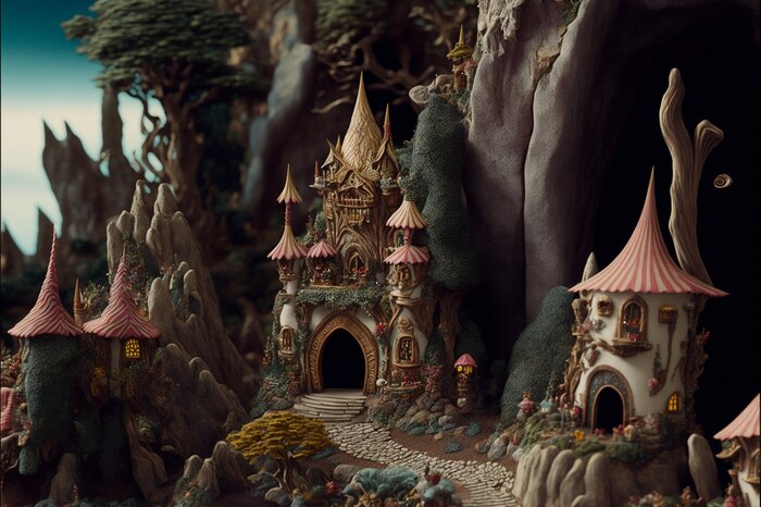 СКАЗОЧНЫЕ ОБОИ НА РАБОЧИЙ СТОЛ Midjourney, Арты нейросетей, Нейронные сети, Цифровой рисунок, Длиннопост, Фоторедактор, Обои на рабочий стол, Сказка, Река, Озеро, Красота, Волшебство, Магия, Ночь, День, Луна