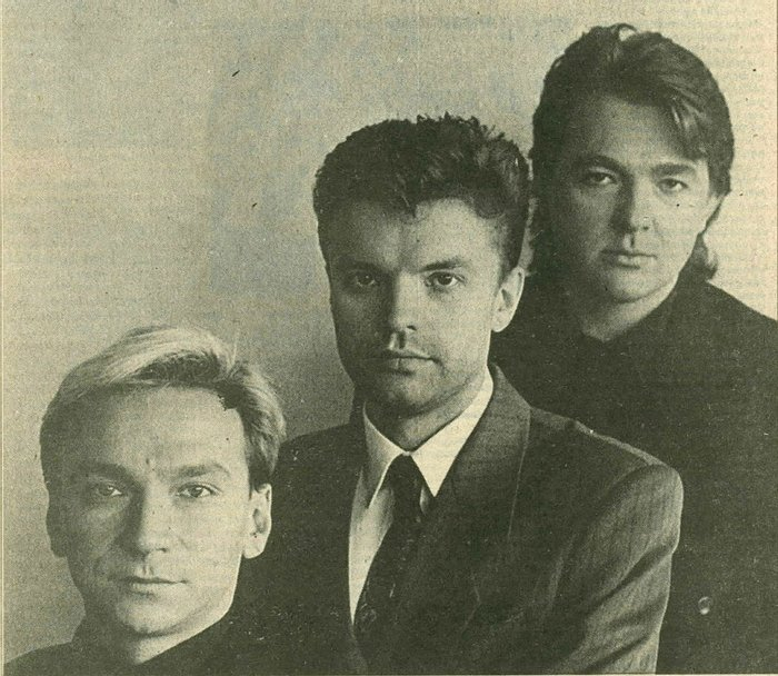 Игорь Угольников, Леонид Парфёнов и Константин Эрнст. 1992