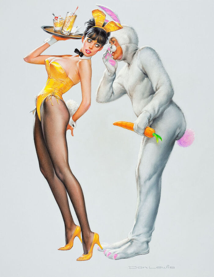 Don Lewis  Trick or Treat! , Pin Up