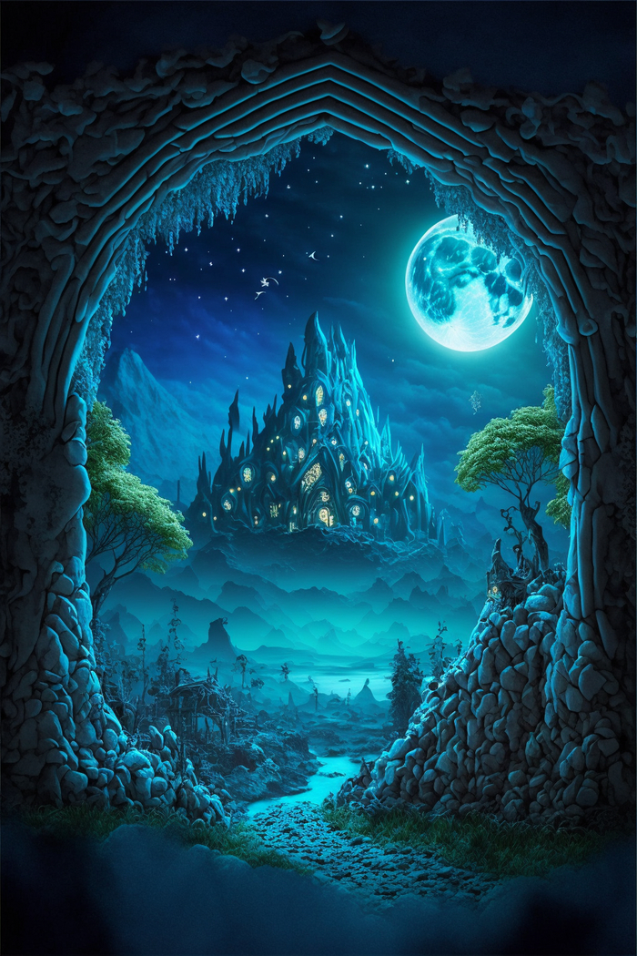 Продолжение поста «СКАЗОЧНЫЕ ОБОИ НА РАБОЧИЙ СТОЛ» Midjourney, Арты нейросетей, Нейронные сети, Цифровой рисунок, Длиннопост, Фоторедактор, Обои на рабочий стол, Сказка, Река, Озеро, Красота, Волшебство, Магия, Ночь, День, Луна, Обои на телефон, Ответ на пост