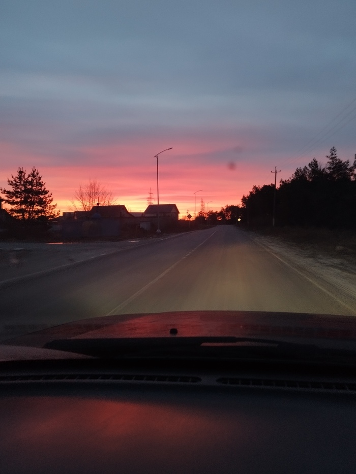 Красивый рассвет