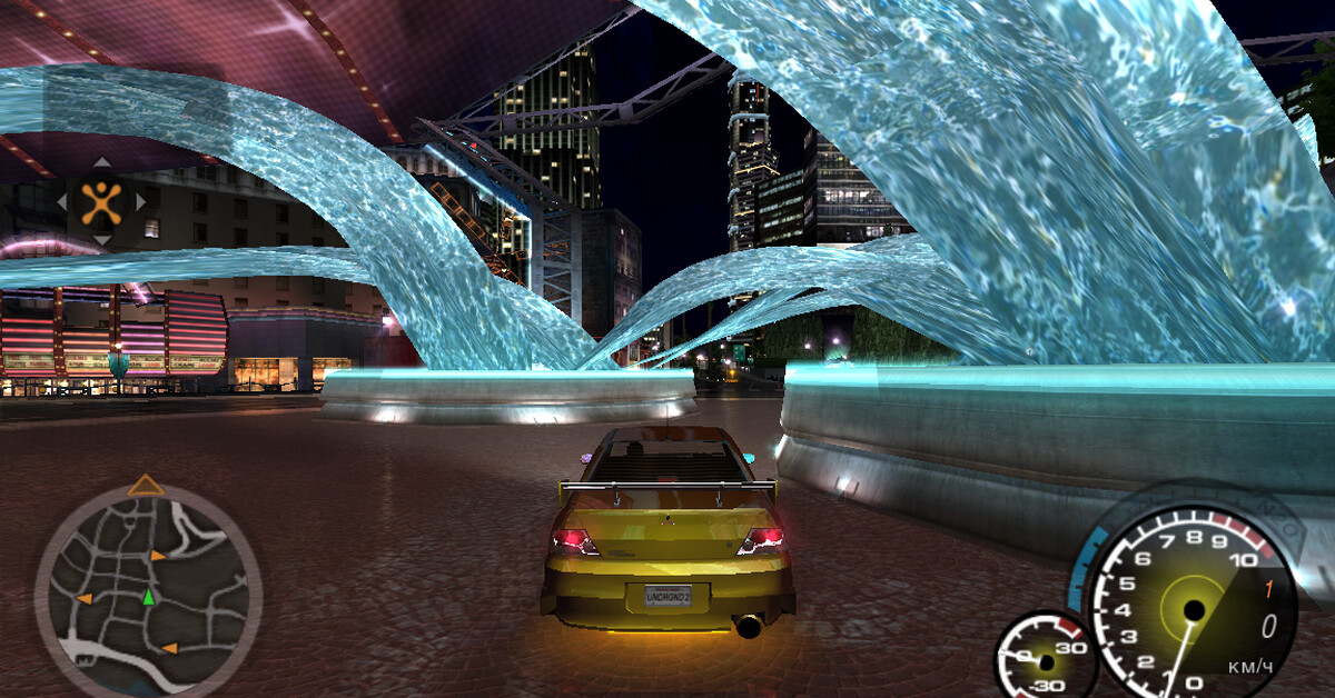 Need for speed underground слушать. Underground 2. Need for Speed: Underground 2. NFS Underground 2 фонтаны. Need for Speed Underground 1.