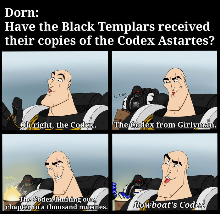 That Codex? byTechmagusKhobotov Black Templars, Wh humor, Techmaguskhobotov