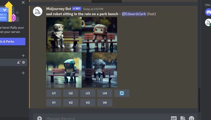 Midjourney. Пошаговый гайд для абсолютных новичков Нейронные сети, Арты нейросетей, Midjourney, Урок, Длиннопост, Скриншот