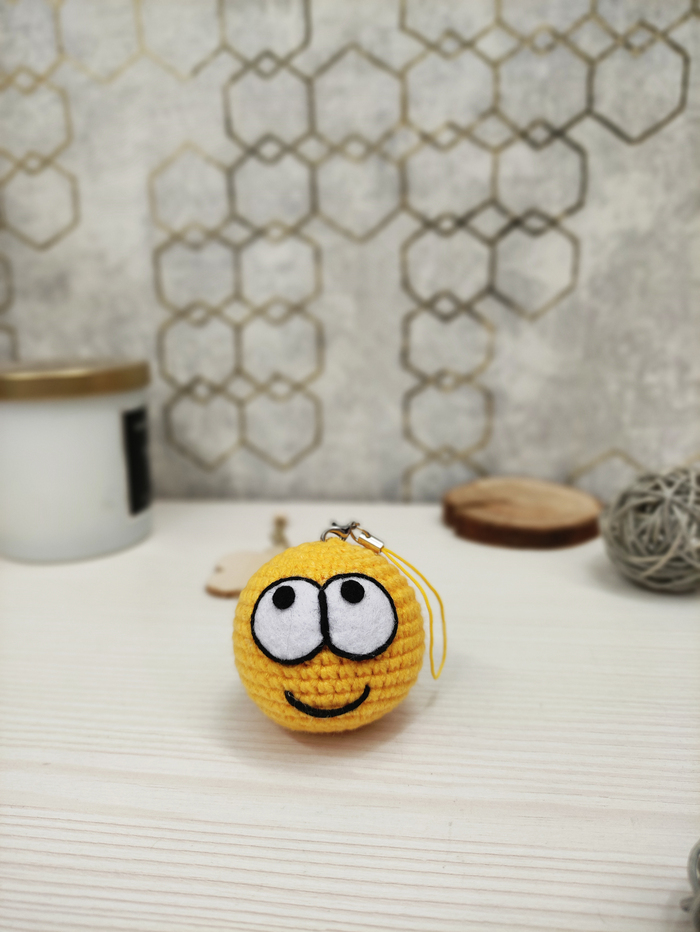 Смайлики ICQ, Колобки, Смайл, Брелок, Подарки, Сувениры, Ручная работа, Своими руками, Рукоделие без процесса, Эмоции, Настроение, Длиннопост