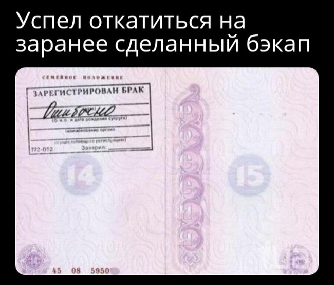 Ответ на пост «Штамп в паспорте»