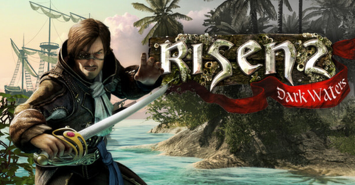 Dark waters. Risen 2 Dark Waters Gold Edition. Risen 2: темные воды PC. Risen 2 Постер. Risen 2 Dark Waters обложка.