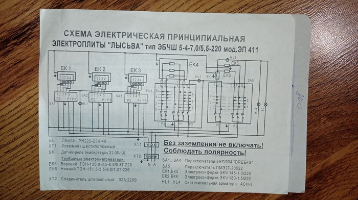 Лысьва, электроплита,схема может кому сгодится