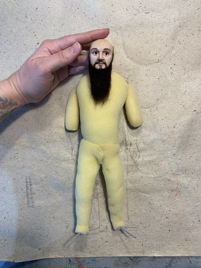 Доктор врач Кукла, Полимерная глина, Подарки, Рукоделие, Длиннопост, Рукоделие с процессом