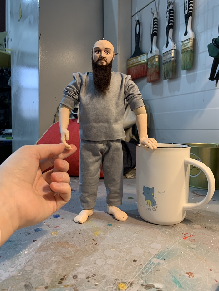 Доктор врач Кукла, Полимерная глина, Подарки, Рукоделие, Длиннопост, Рукоделие с процессом