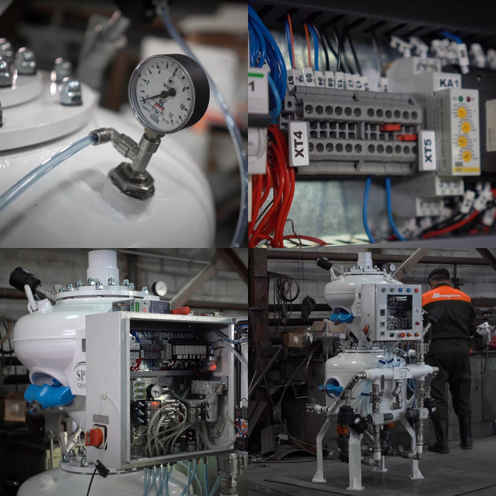 Как тебе такое, Илон Маск? Или напорный агрегат для дробеструйных камер Техника, Производство, Российское производство, Изобретения, Импортозамещение, Технологии, Видео, YouTube, Длиннопост